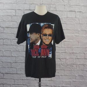 Billy Joel Elton John Face to Face 2009 Tour Shirt